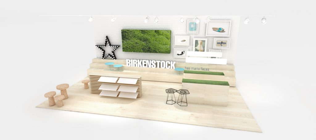 _i+d* corporate interiors Gewinner des Wettbewerbs Birkenstock Shopkonzept & Showroom
